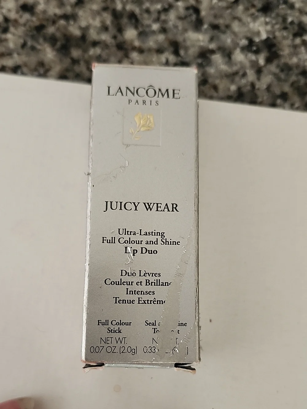 Lancome Juicy Wear Ultra Lasting Full Colour & Shine Lip Duo- Candy Apple